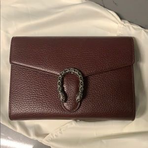 Gucci Dionysus wallet on a chain